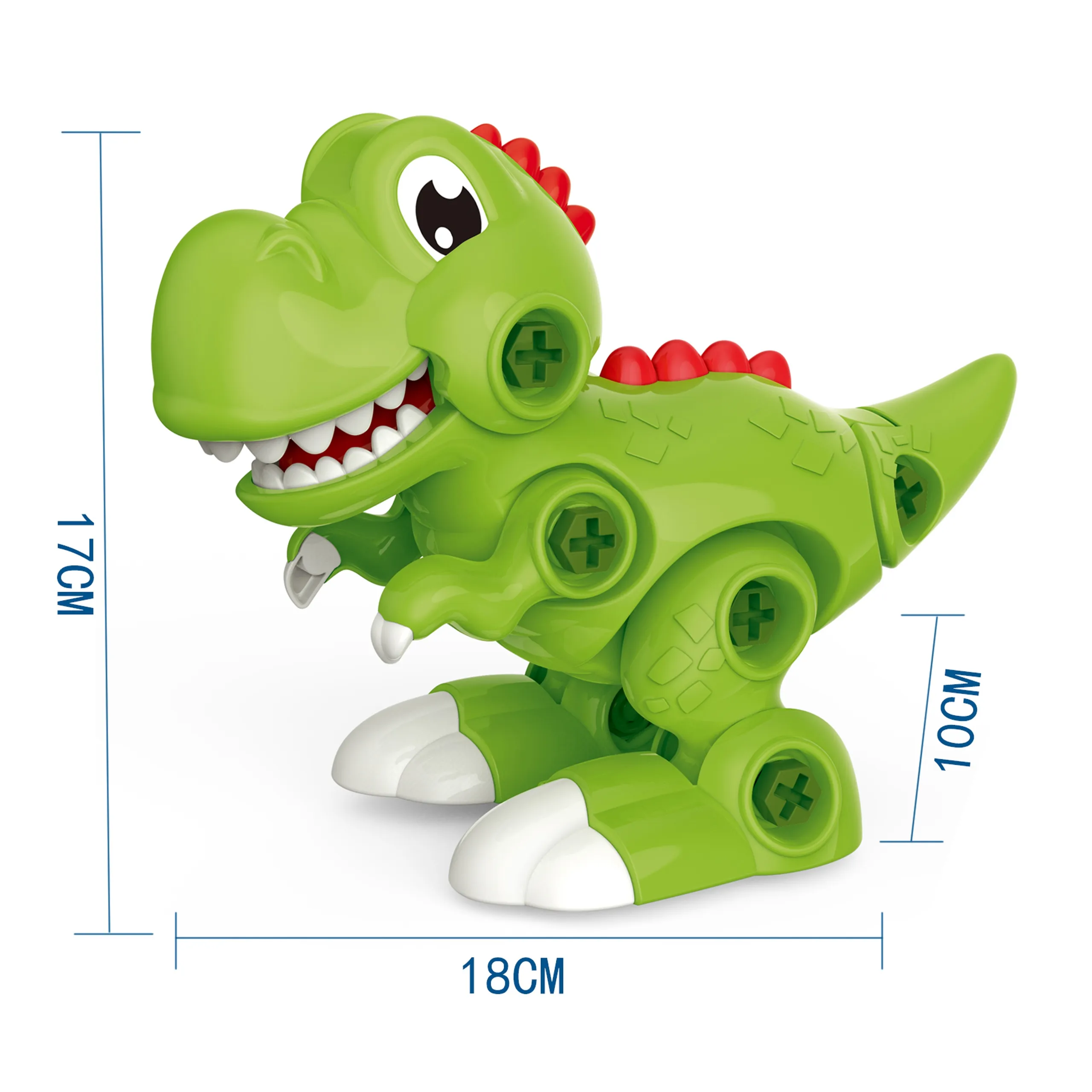 woopie dinosaur na sastavljanje + odvijač zeleni - slika 7