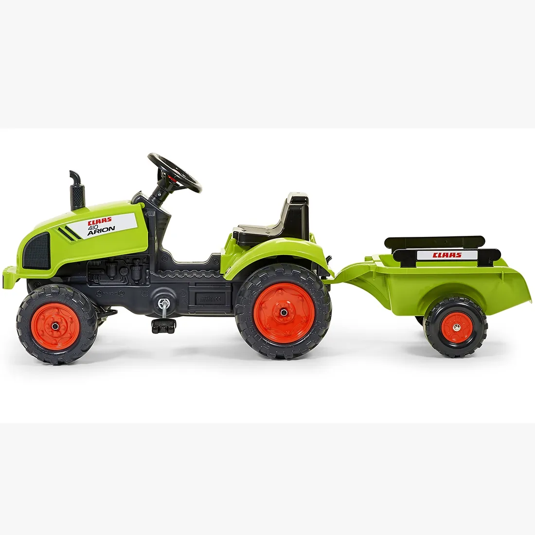 falk traktor na pedale claas s prikolicom zeleni - slika 10