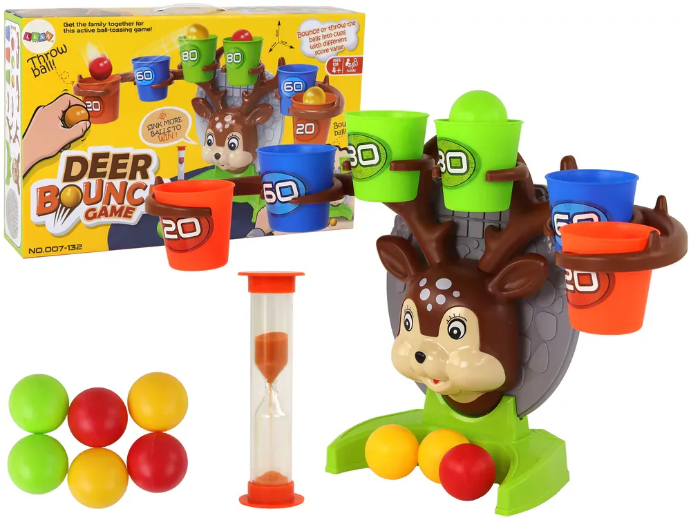 društvena igra bacanje loptice u metu jelena - slika 2