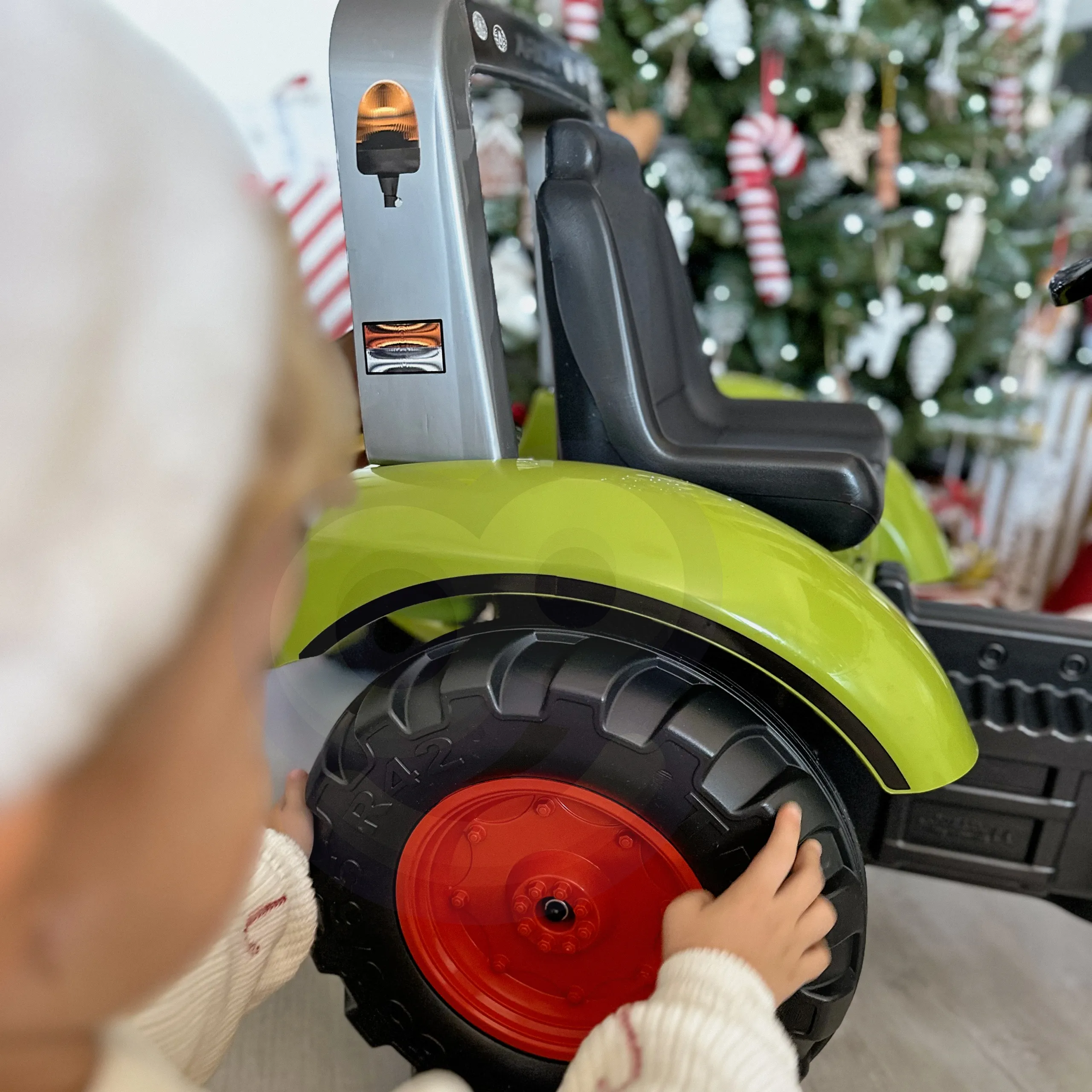 falk claas veliki traktor na pedale s prikolicom 3+ - slika 9