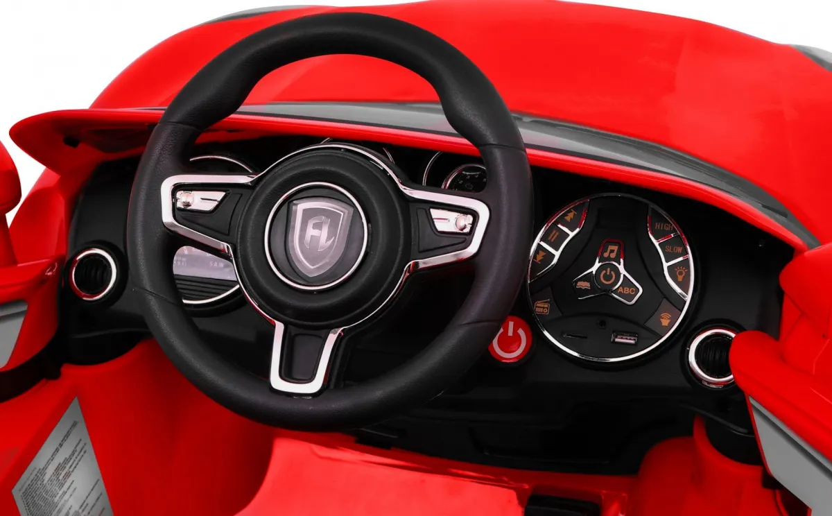 turbo-s, auto na akumulator, crveni - slika 9