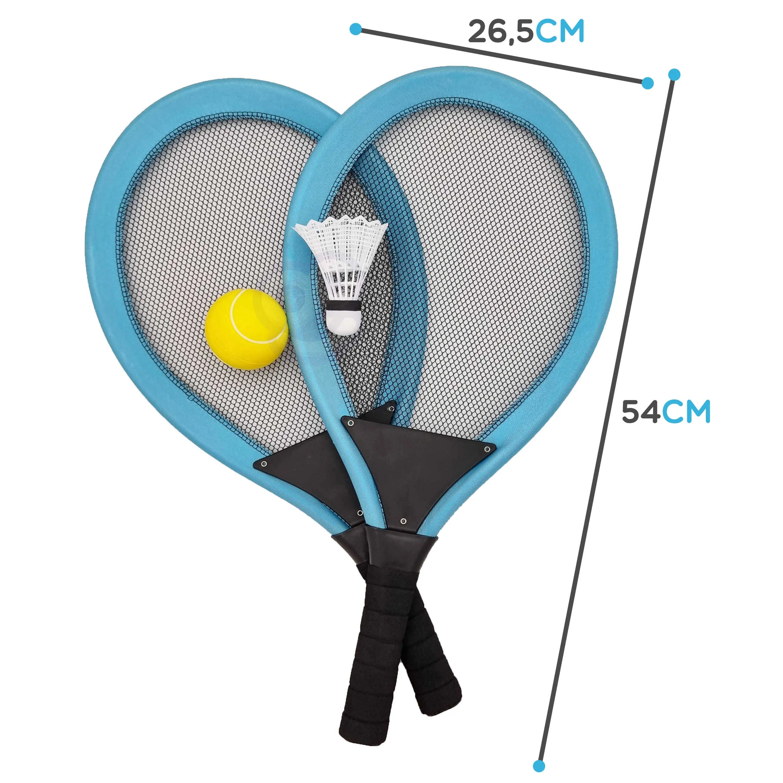 woopie set za badminton - plavi - slika 5