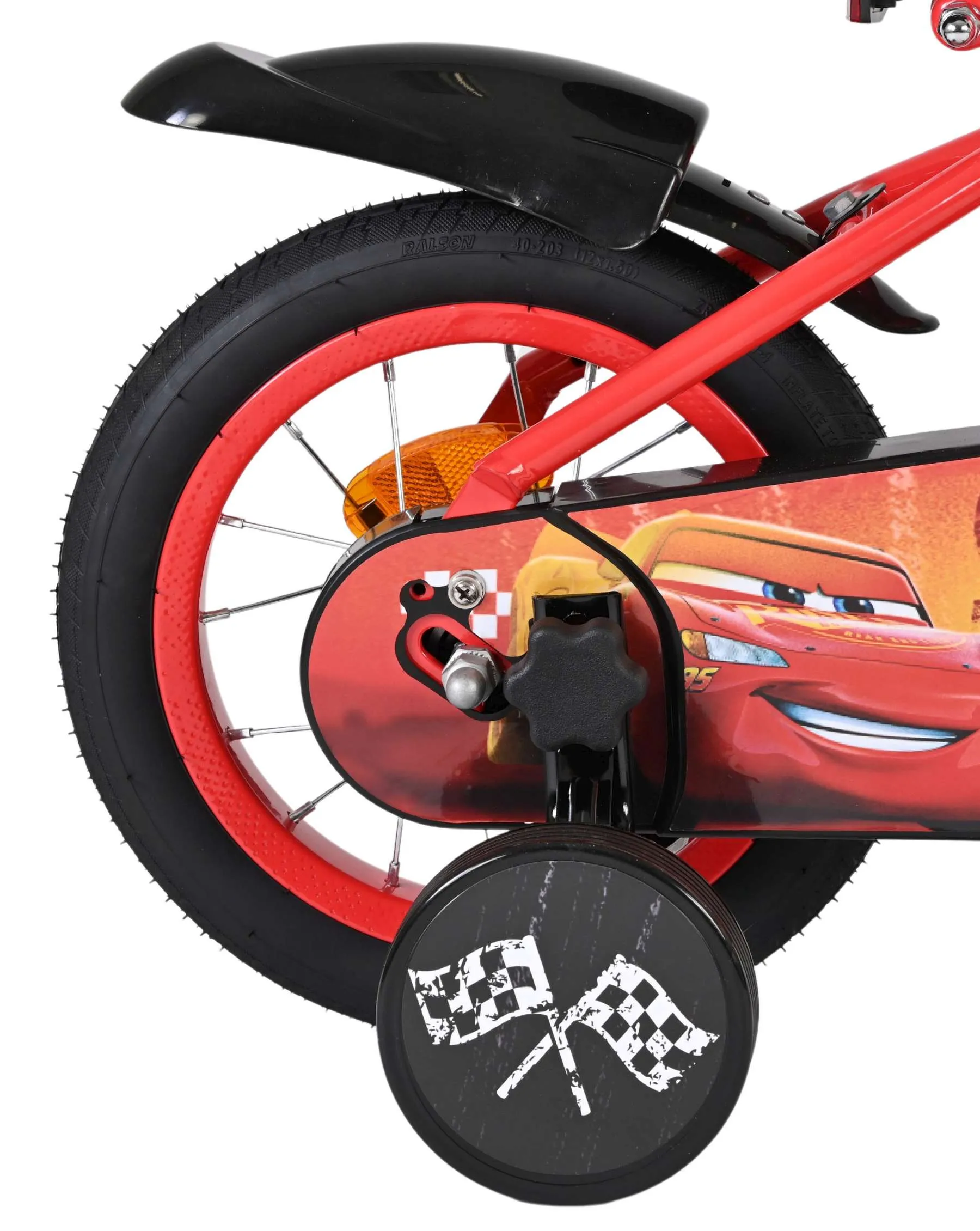 volare dječji bicikl disney cars 12″ crvene boje - slika 3