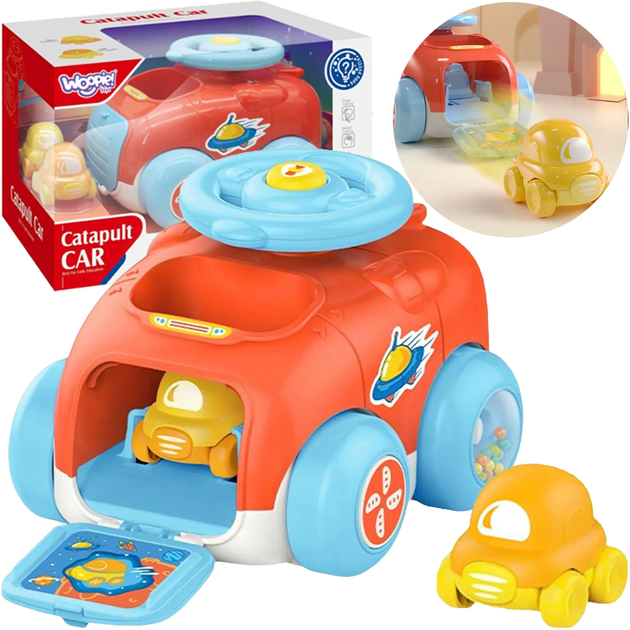 woopie baby katapult za bacanje autića - slika 2