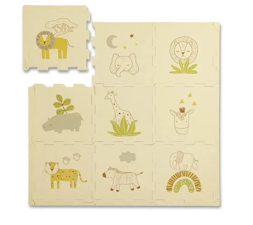 hakuna mat puzzle - safari životinje 90 x 90 x 1,2 cm - slika 2