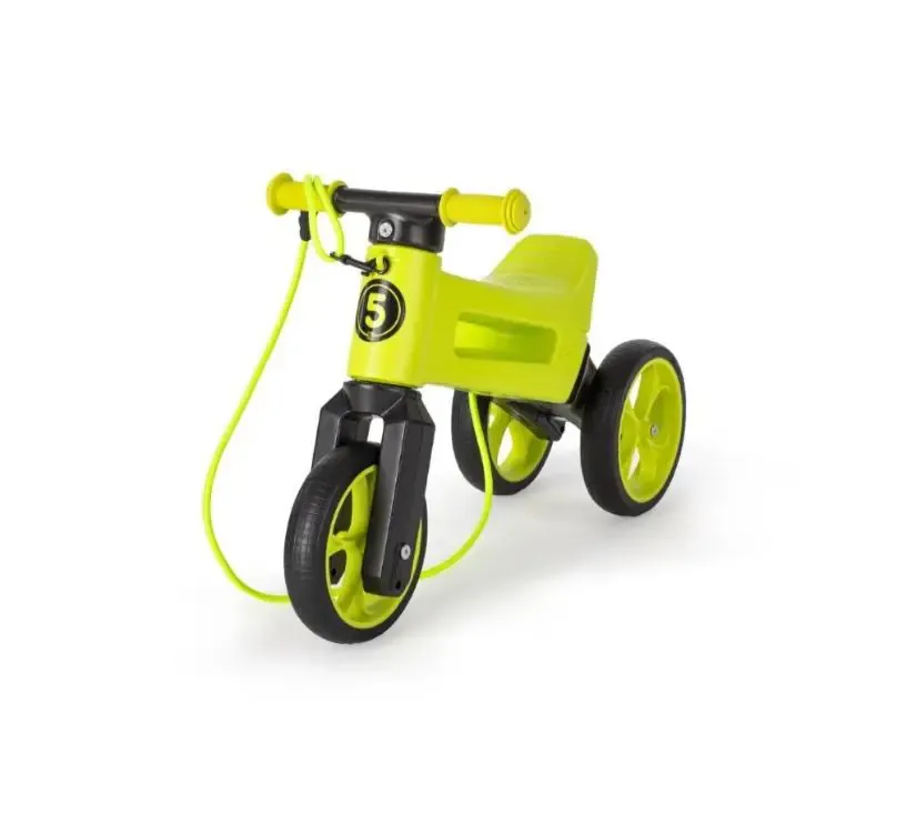 funny wheels tricikl super sport 2u1 neon zelena - slika 2