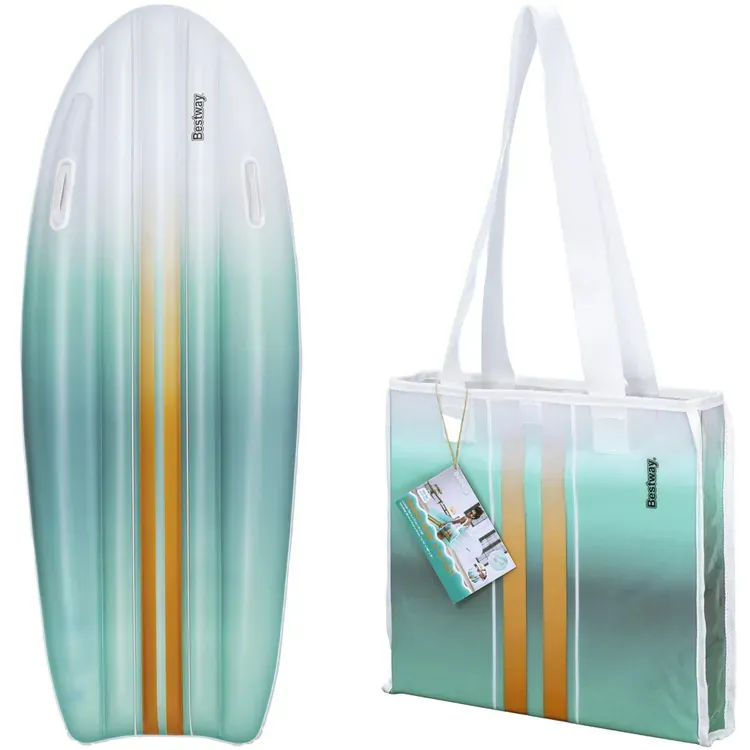 bestway tahiti madrac za plažu s ručkama 178x56cm + torba za plažu 42072 - slika 2