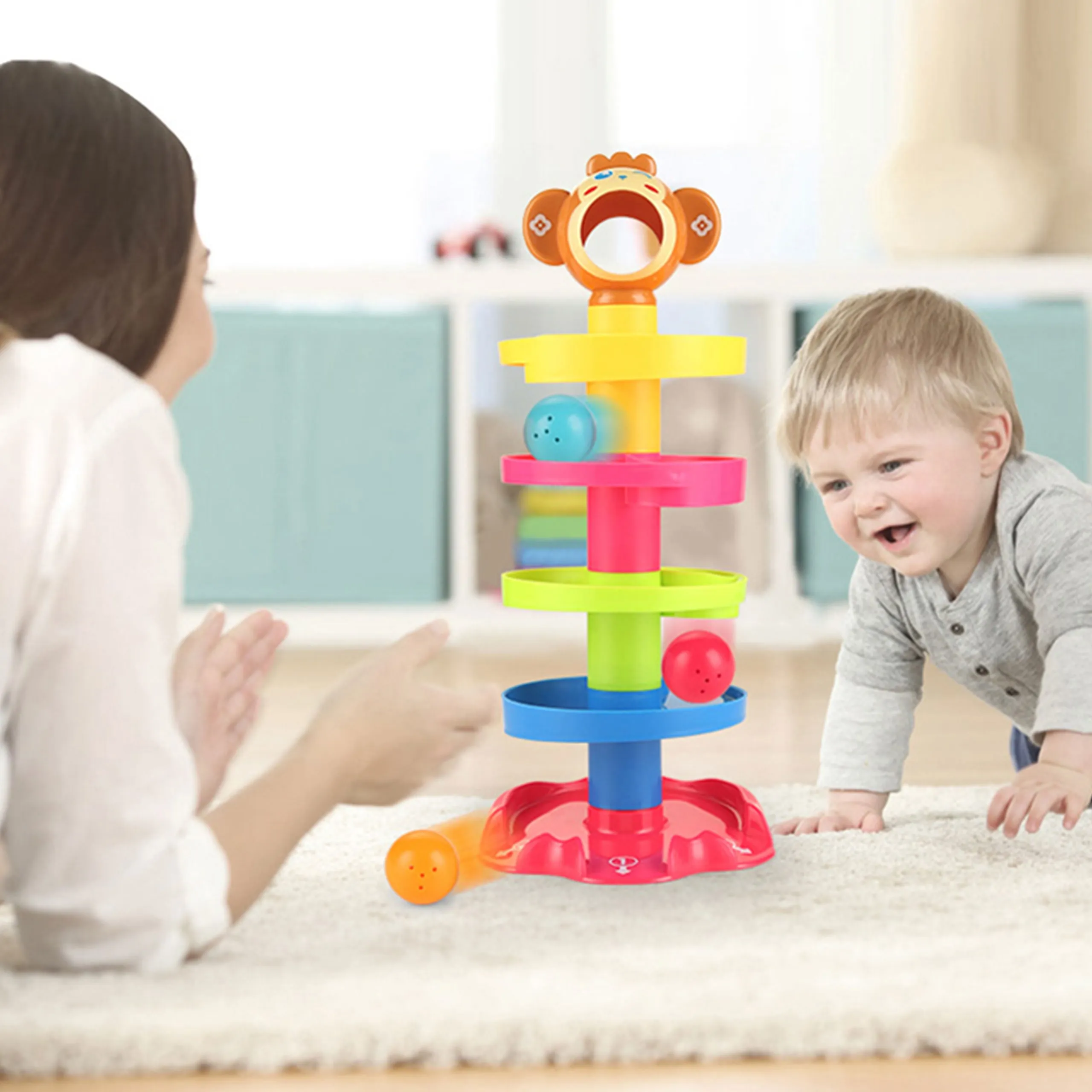 woopie baby spiralna staza + 3 loptice - slika 3