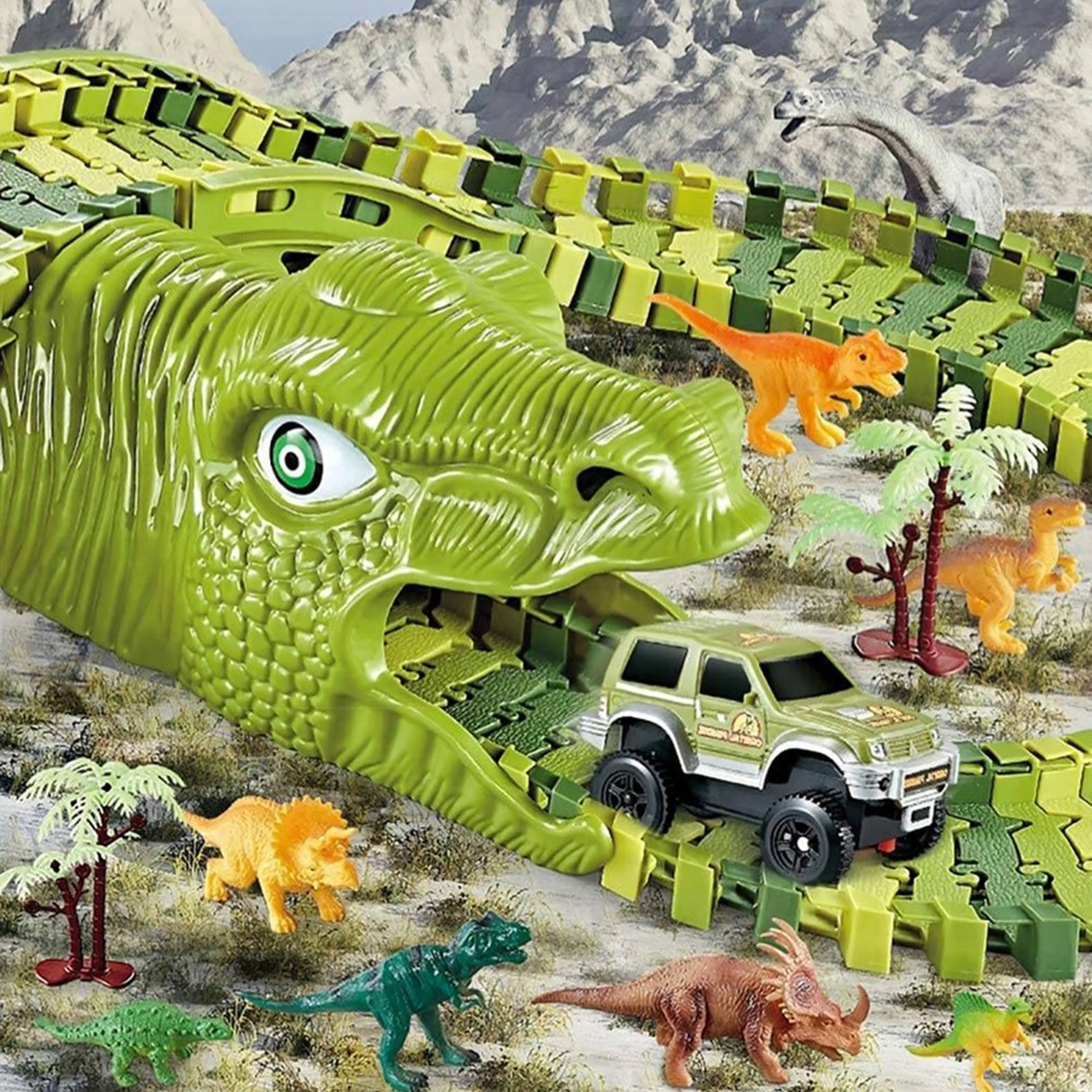 woopie staza za automobile xxl: dinosauri, 240 el. - slika 5
