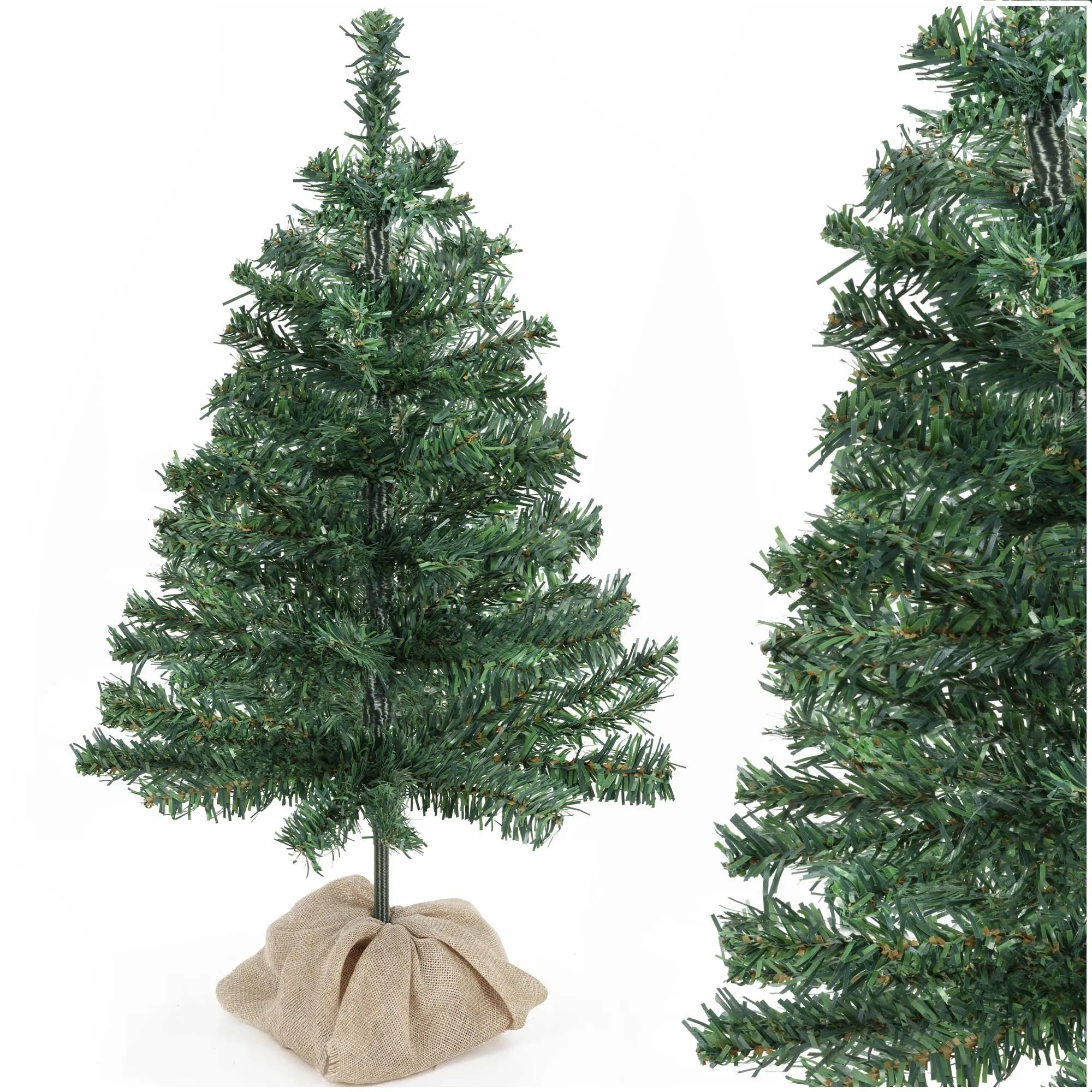 ukrasna božićna jelka 60 cm zelena - slika 3