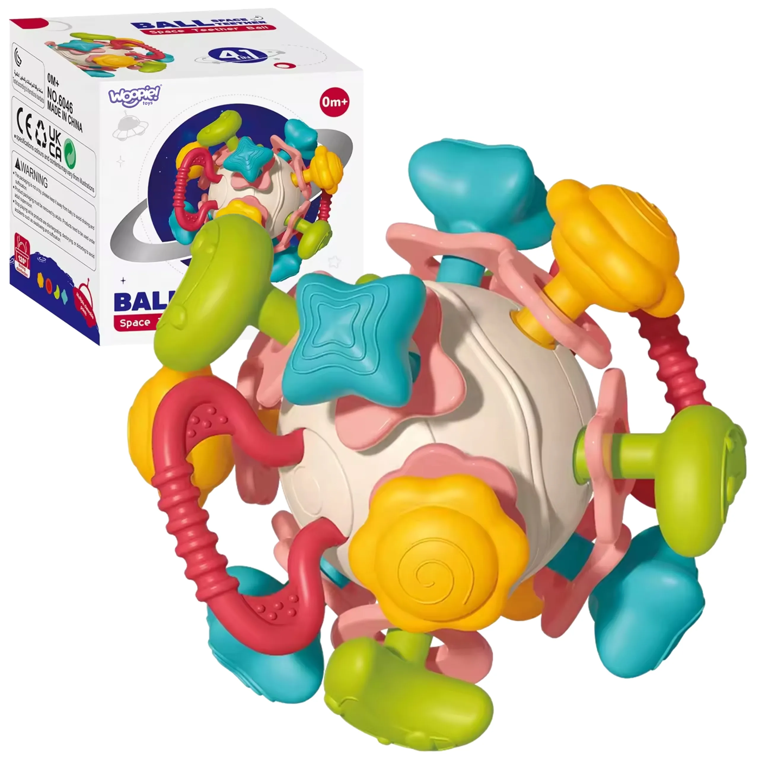 woopie baby mekana zvečka 4u1 za bebe 0m+ - slika 3