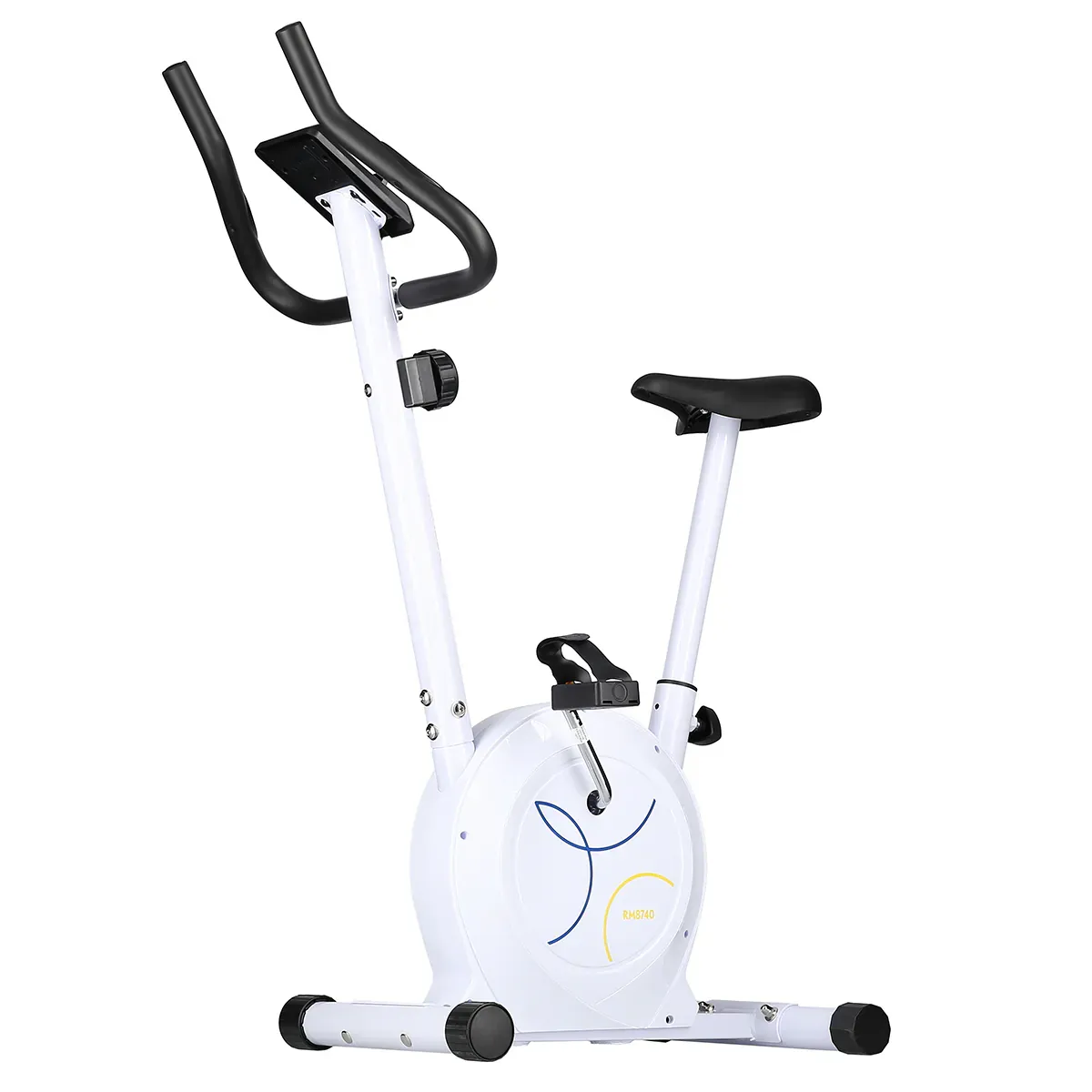 bijeli magnetski bicikl one fitness - slika 2