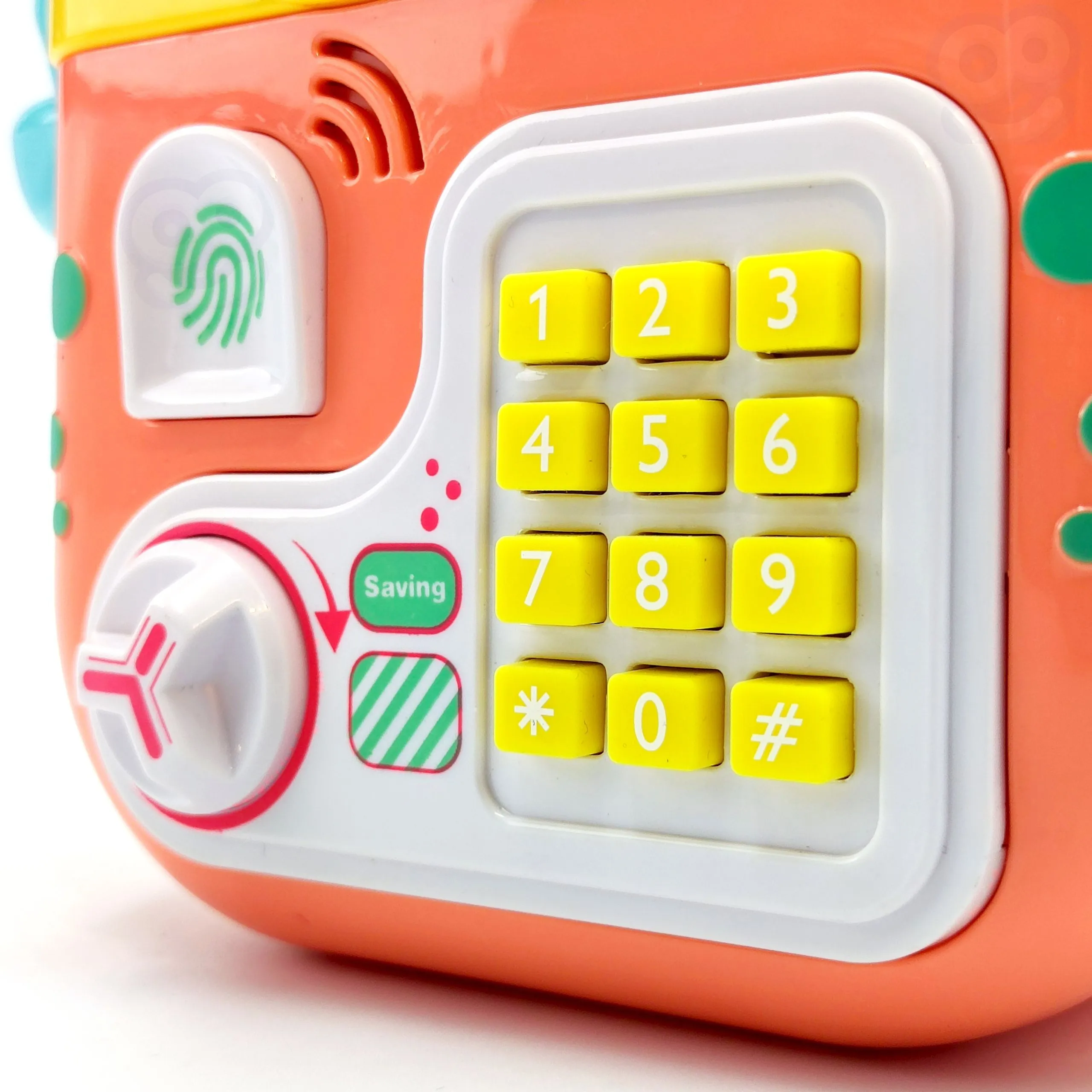woopie elektronička kasica: bankomat s pin-om, narančasti rak - slika 7