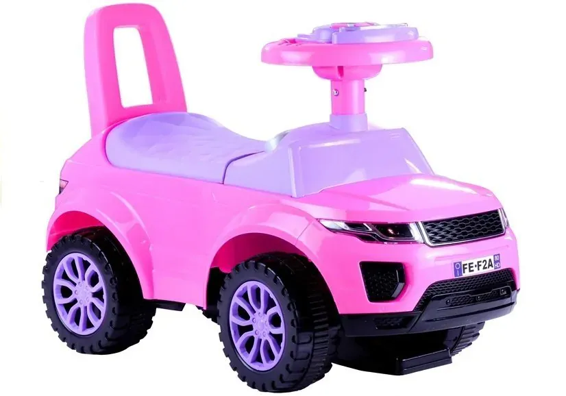 dječja guralica auto 613w rozi - slika 2