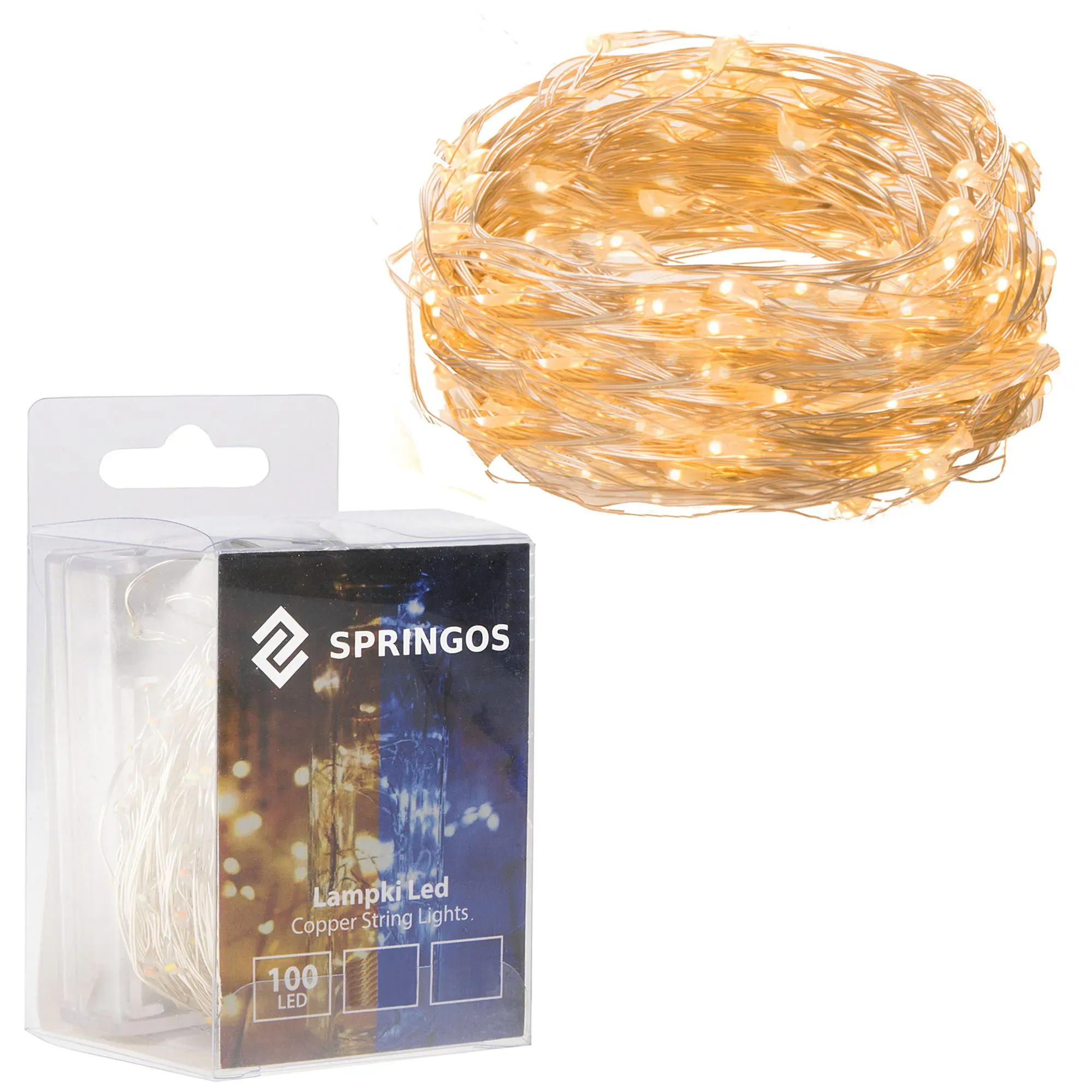 led lampice na baterije, 100 led dioda - slika 1