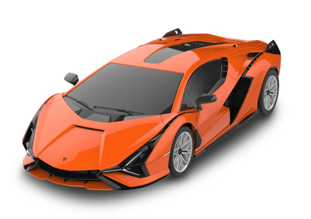 rc automobil 1:24 rastar lamborghini sian, narančasti - slika 3