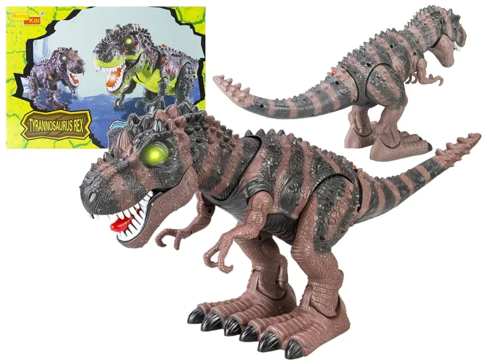 T-Rex na baterije smeđe - crni - Pribislavec