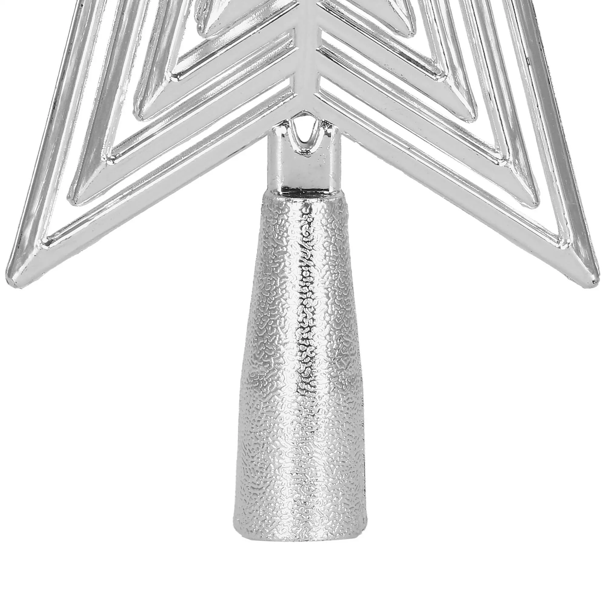 springos božićni ukras "zvijezda", 14,5 cm, srebrna - slika 5