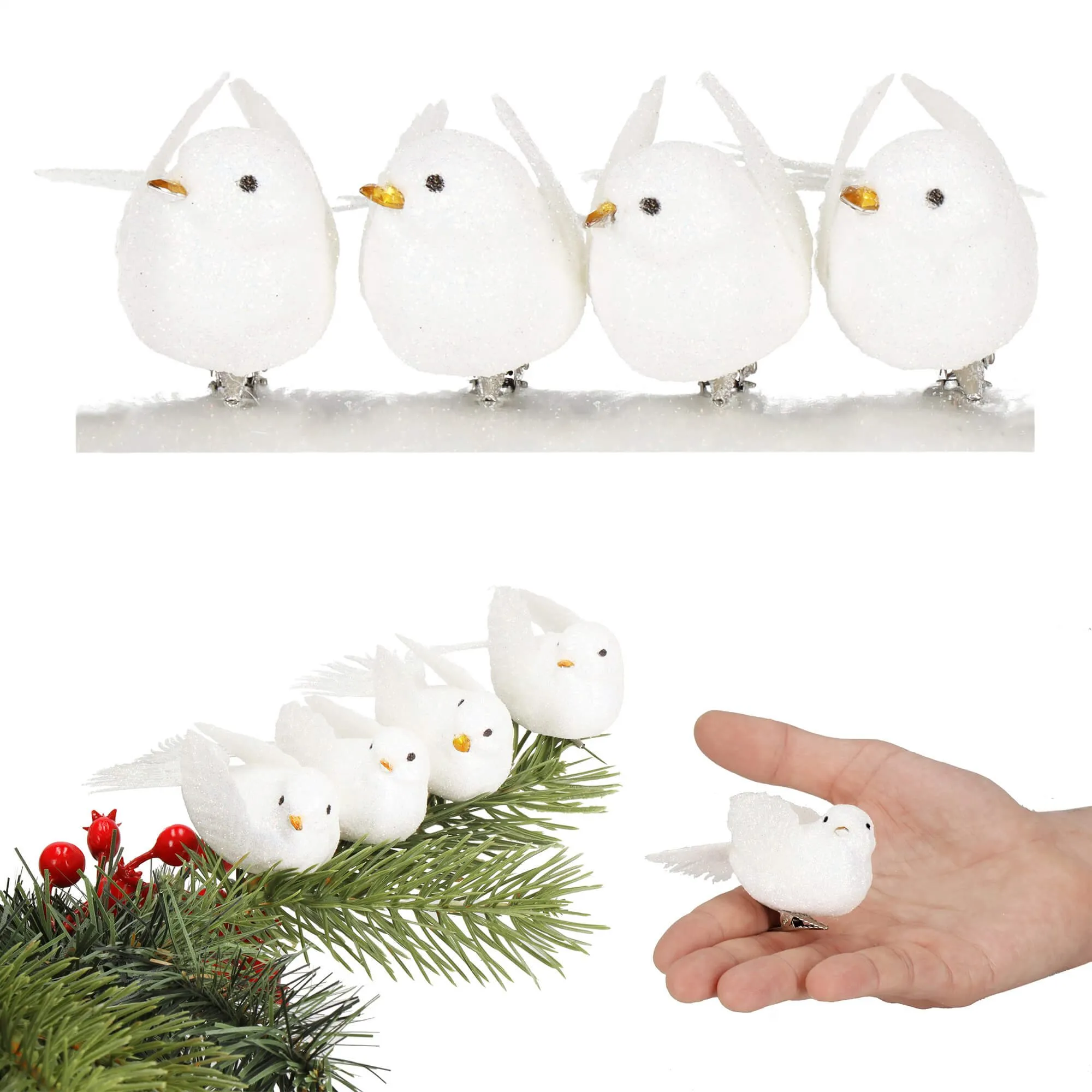 božićni ukras “ptice” – 5 × 8 cm - slika 10