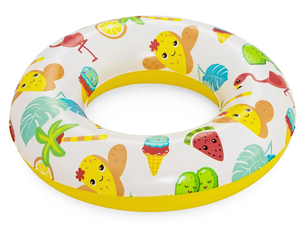 bestway dječji bazen s kolutom za plivanje i loptom 122cm 51124 - slika 4