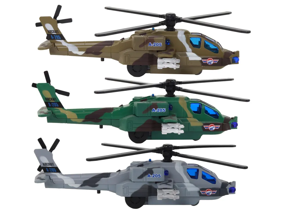 set aluminijskih vojnih helikoptera - slika 9