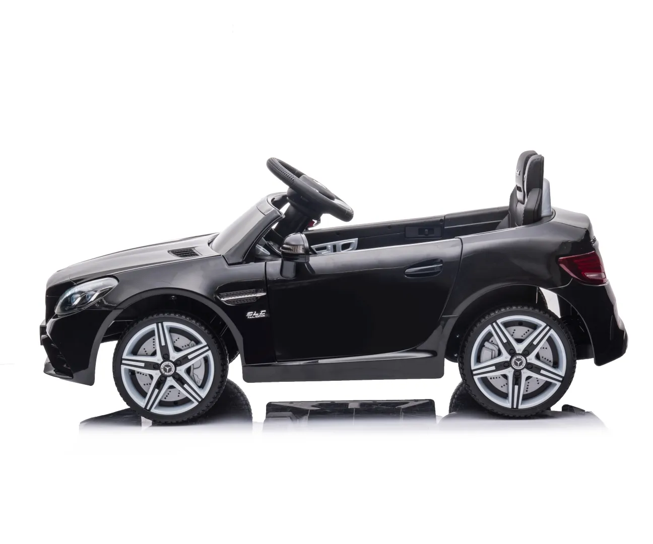 mercedes-benz slc black vozilo na akumulator - slika 4
