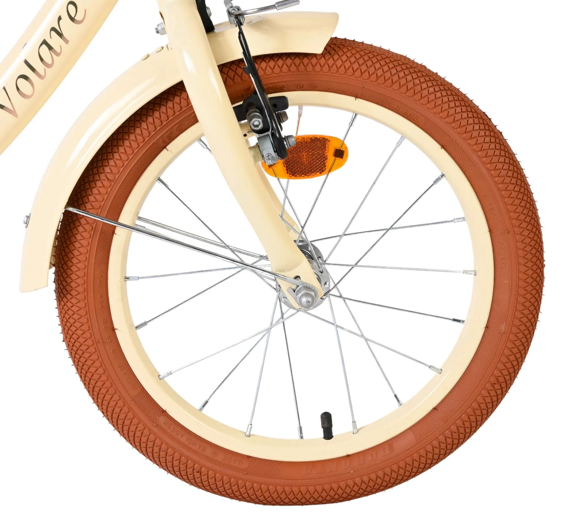 volare dječji bicikl ashley 16″ krem boje - slika 4