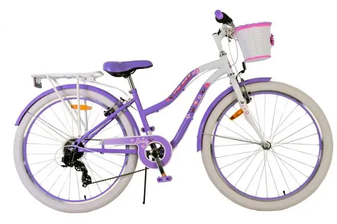 volare lovely dječji bicikl 26" ljubičasti 7 brzina - slika 2