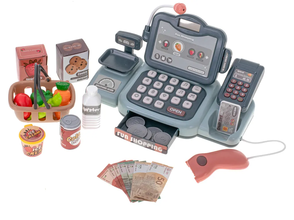 set dječja blagajna s dodacima - slika 3