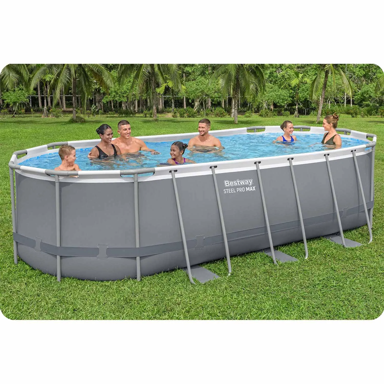 okvirni vrtni bazen 549 x 274 x 122 cm 12u1 bestway - slika 9