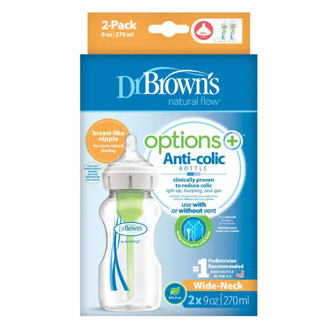 bočica za djecu options+ pp, 270 ml, 2 kom - slika 3