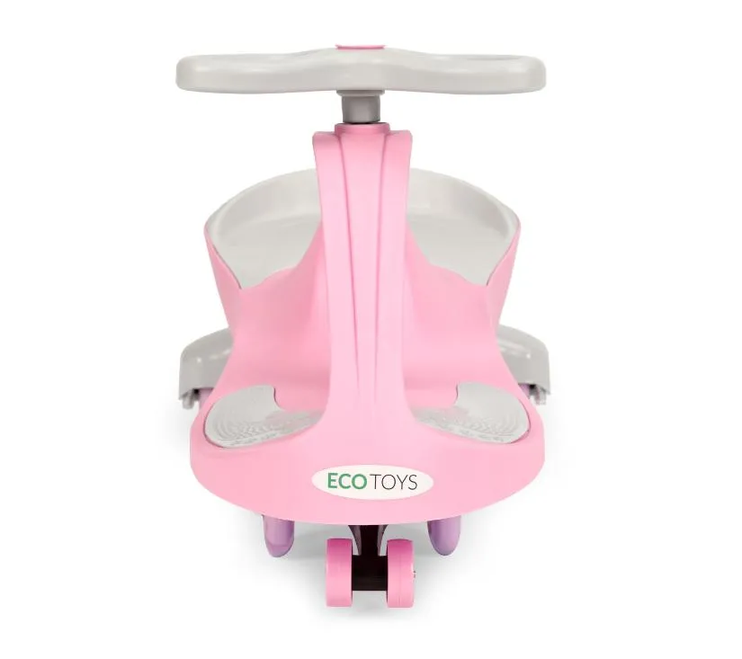 ecotoys guralica sa led kotačima - ružičasti - slika 6