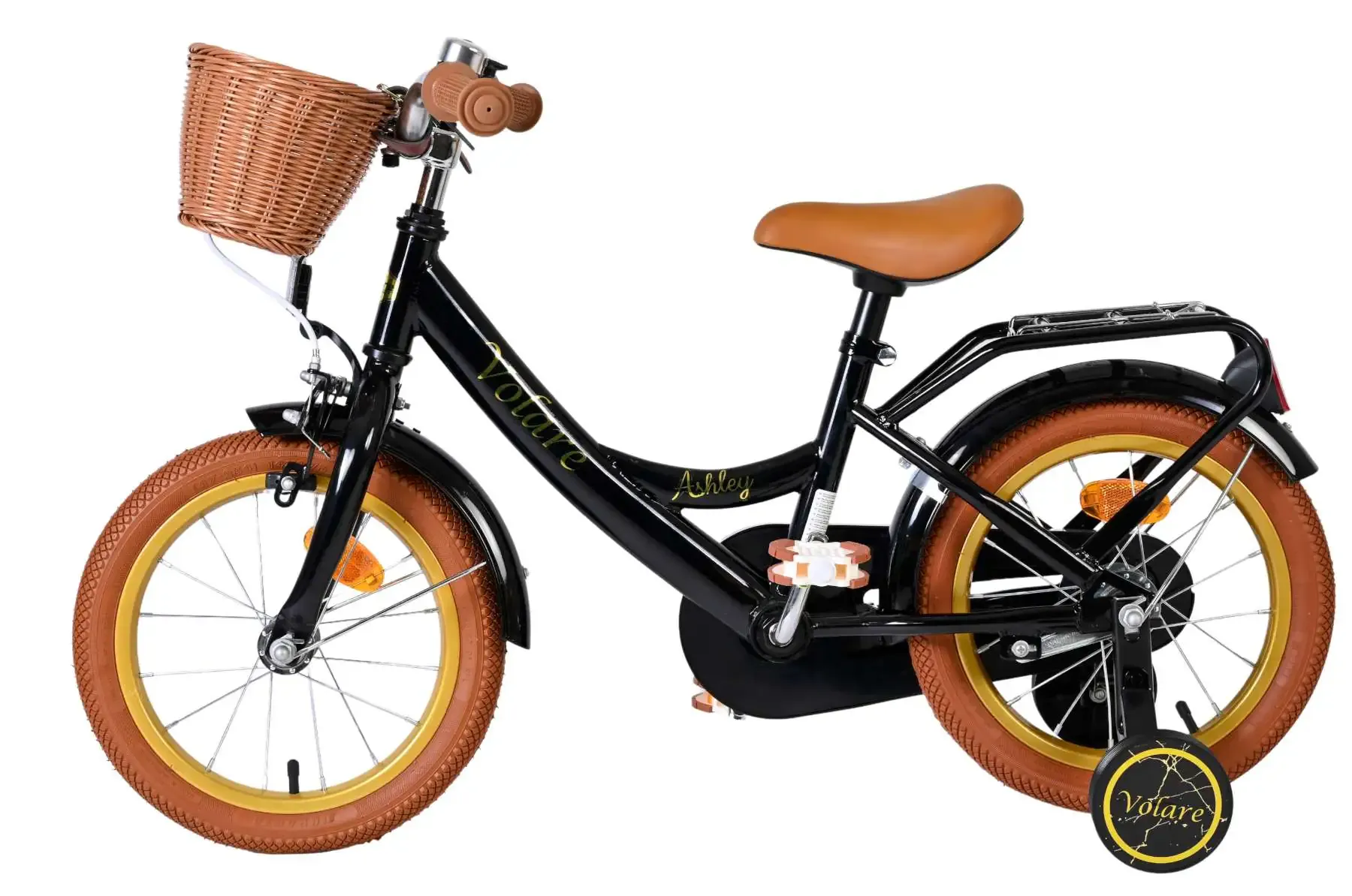 volare dječji bicikl ashley 14″ crne boje - slika 8