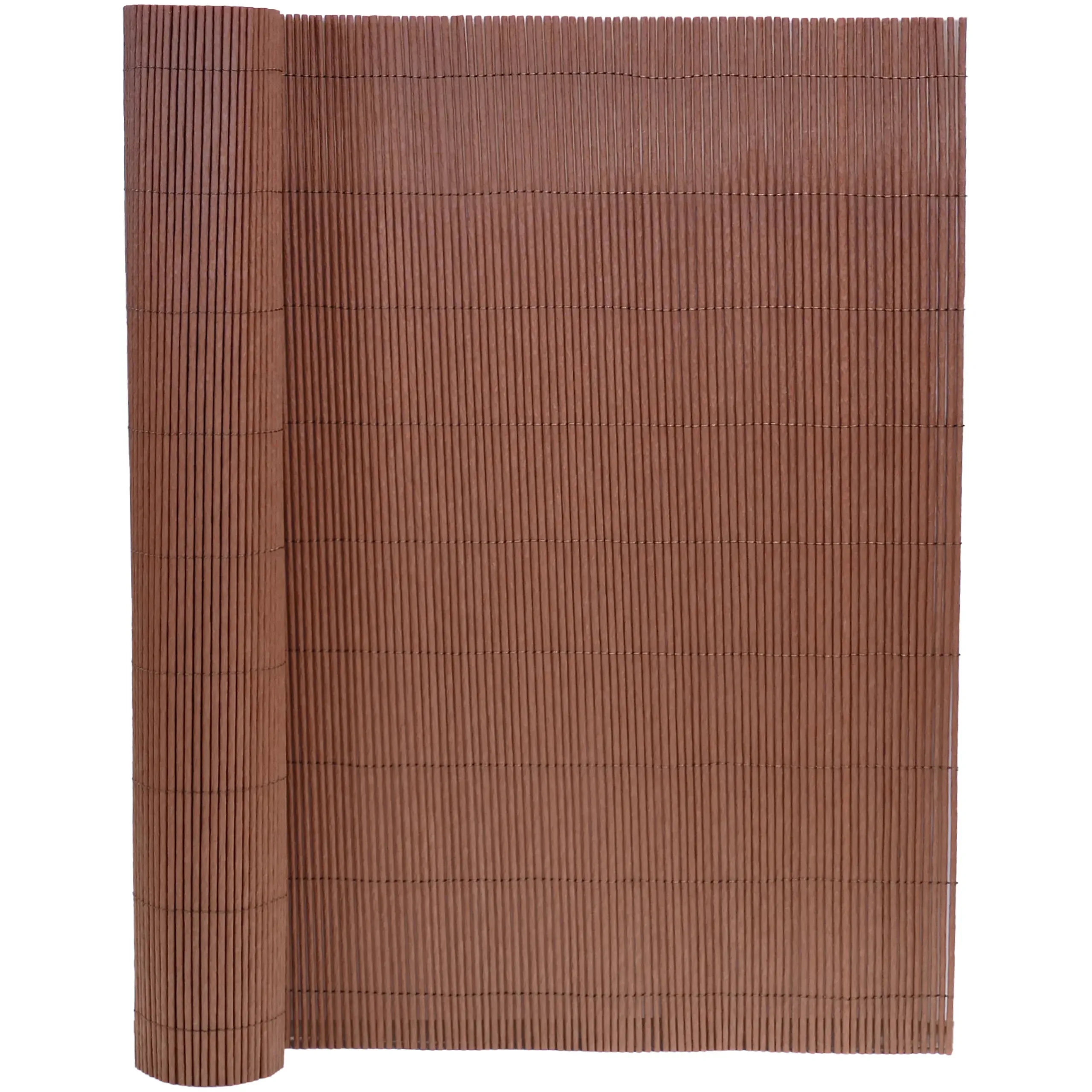 ojačana pp+pe prostirka za ogradu 150 x 500 cm svijetlosmeđa - slika 2