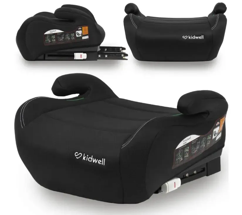 kidwell autosjedalica booster ovan, crna - slika 2