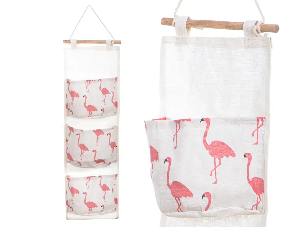 Viseća mreža za spremanje igračaka flamingo - Pribislavec