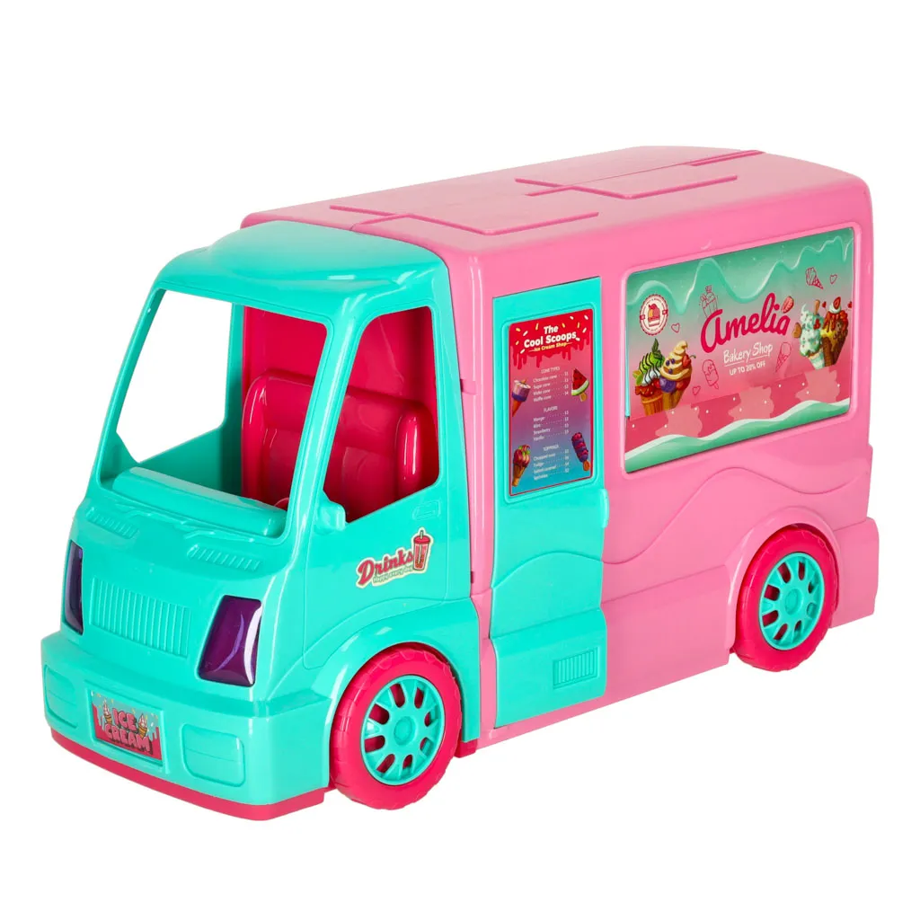 food truck auto za lutke set 21 el. - slika 3