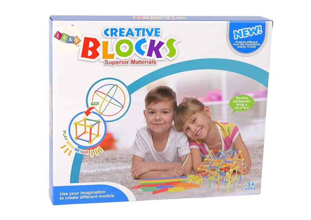 set kreativnih slamki za građenje - slika 4