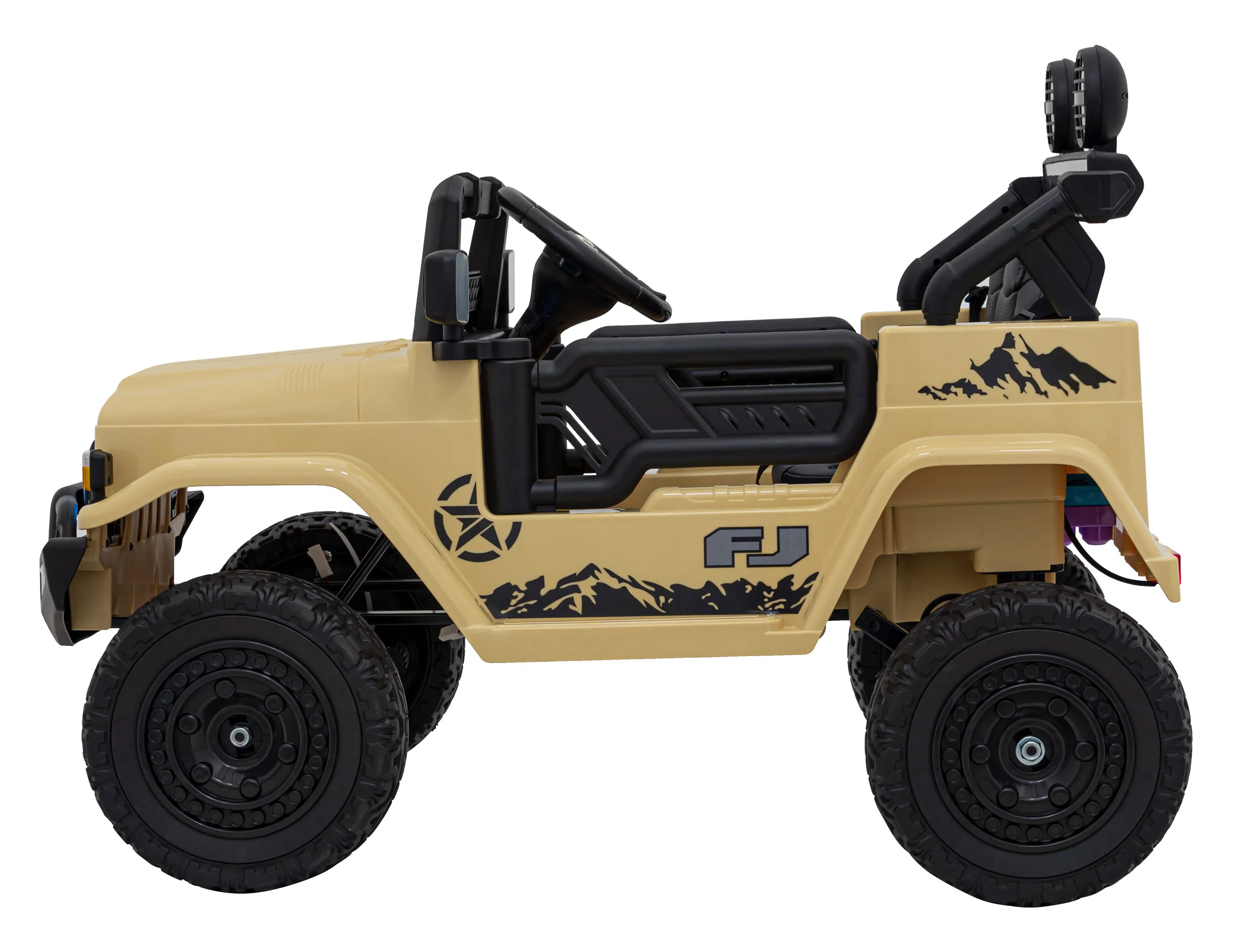 toyota fj cruiser, auto na akumulator, bež - slika 5