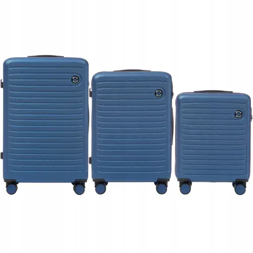 wings set od tri kofera coot srednje plavi - slika 2