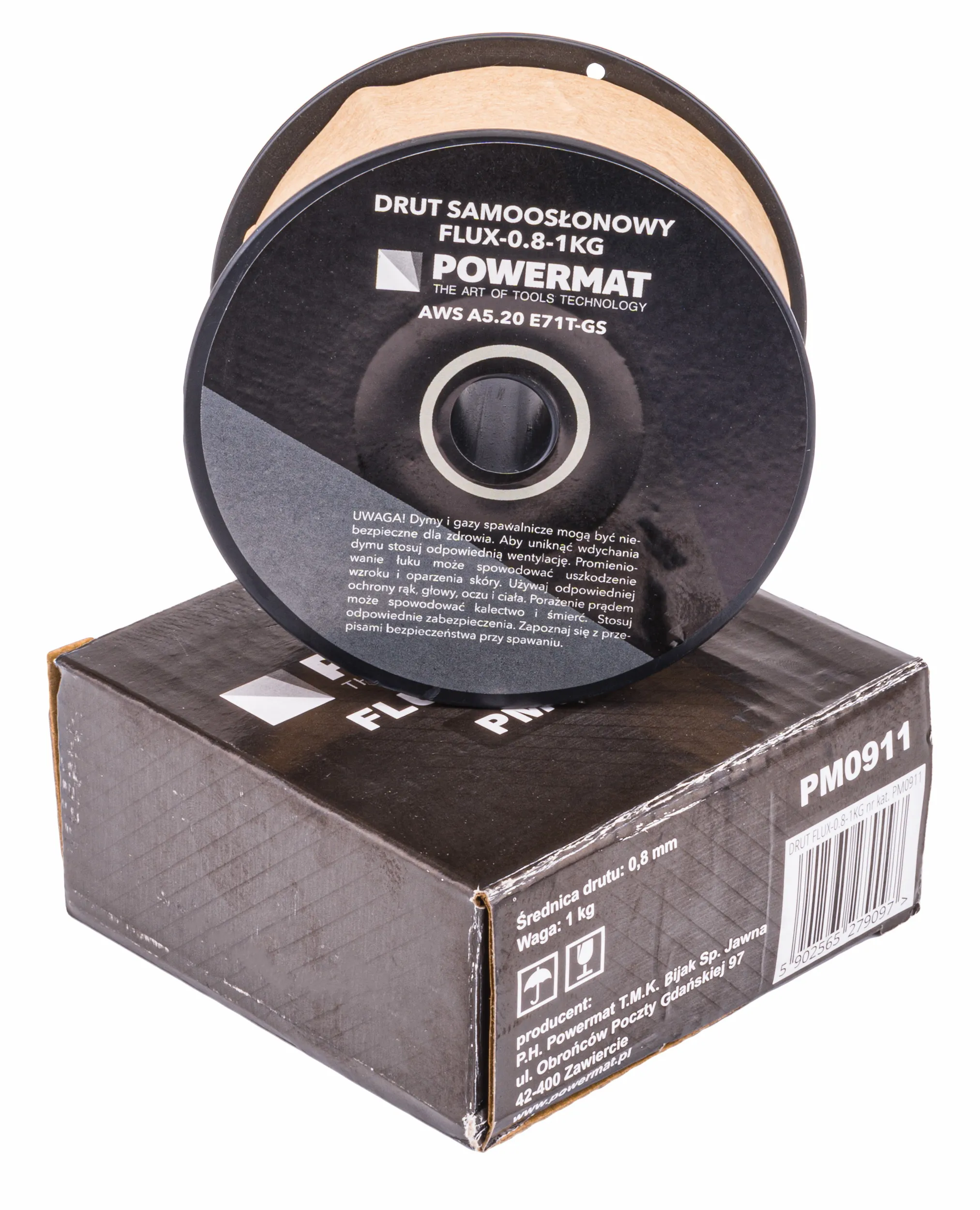 powermat žica za zavarivanje s jezgrom (samozaštitna) 0,8 mm 1 kg - slika 4