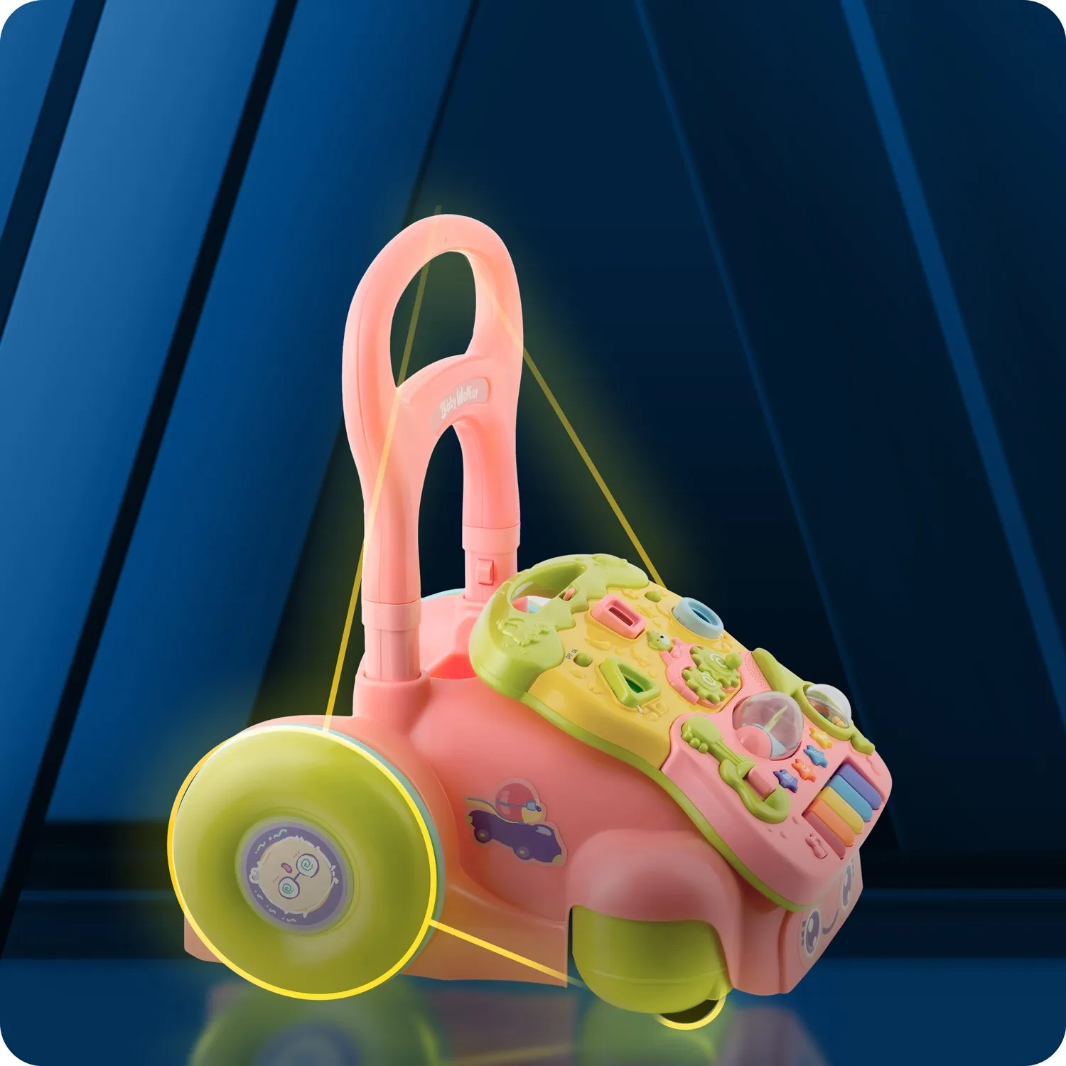 edukativna hodalica s glazbom 2u1 rk-744 ricokids pink - slika 9