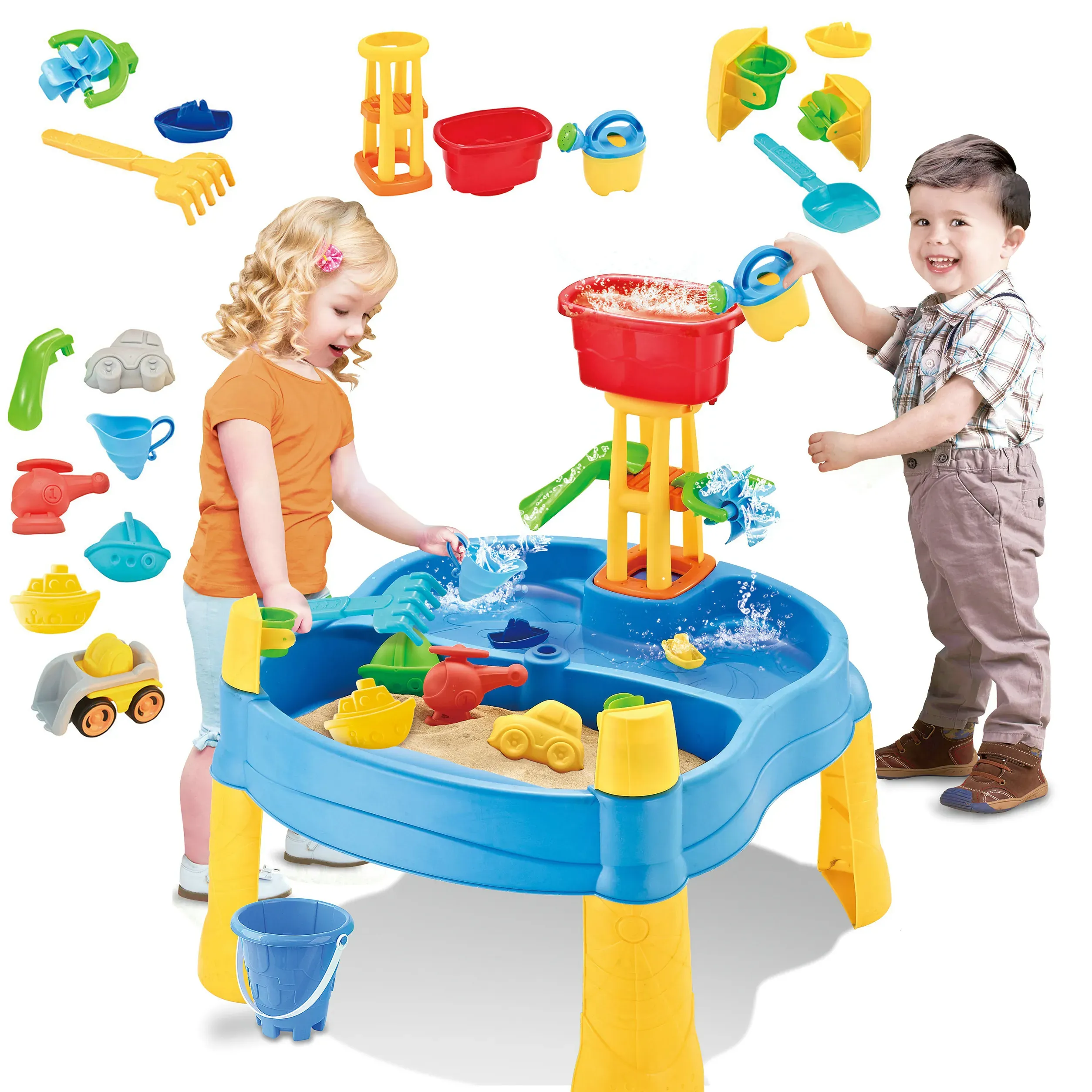woopie water table 2in1 sandbox mill 14 dodataka - slika 2