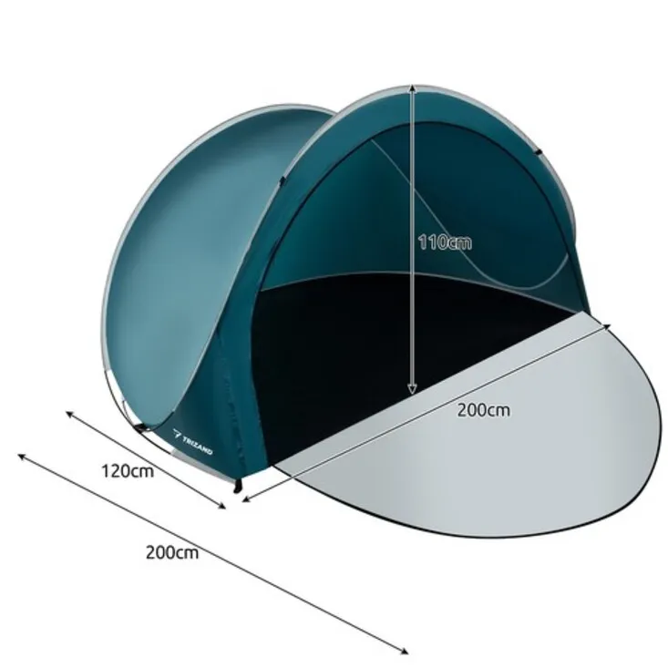 trizand šator za plažu 200x120x110cm - slika 3