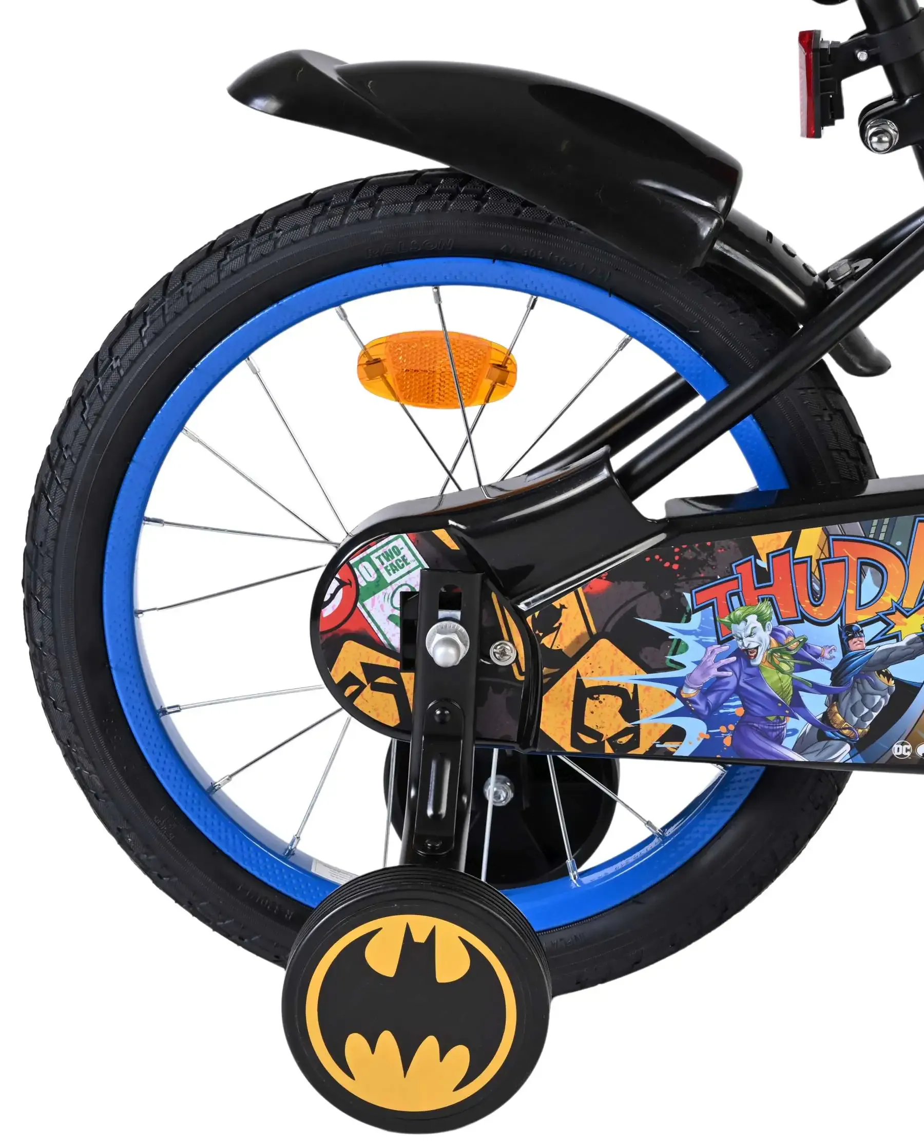 batman dječji bicikl za dječake - 16"- crni - slika 3