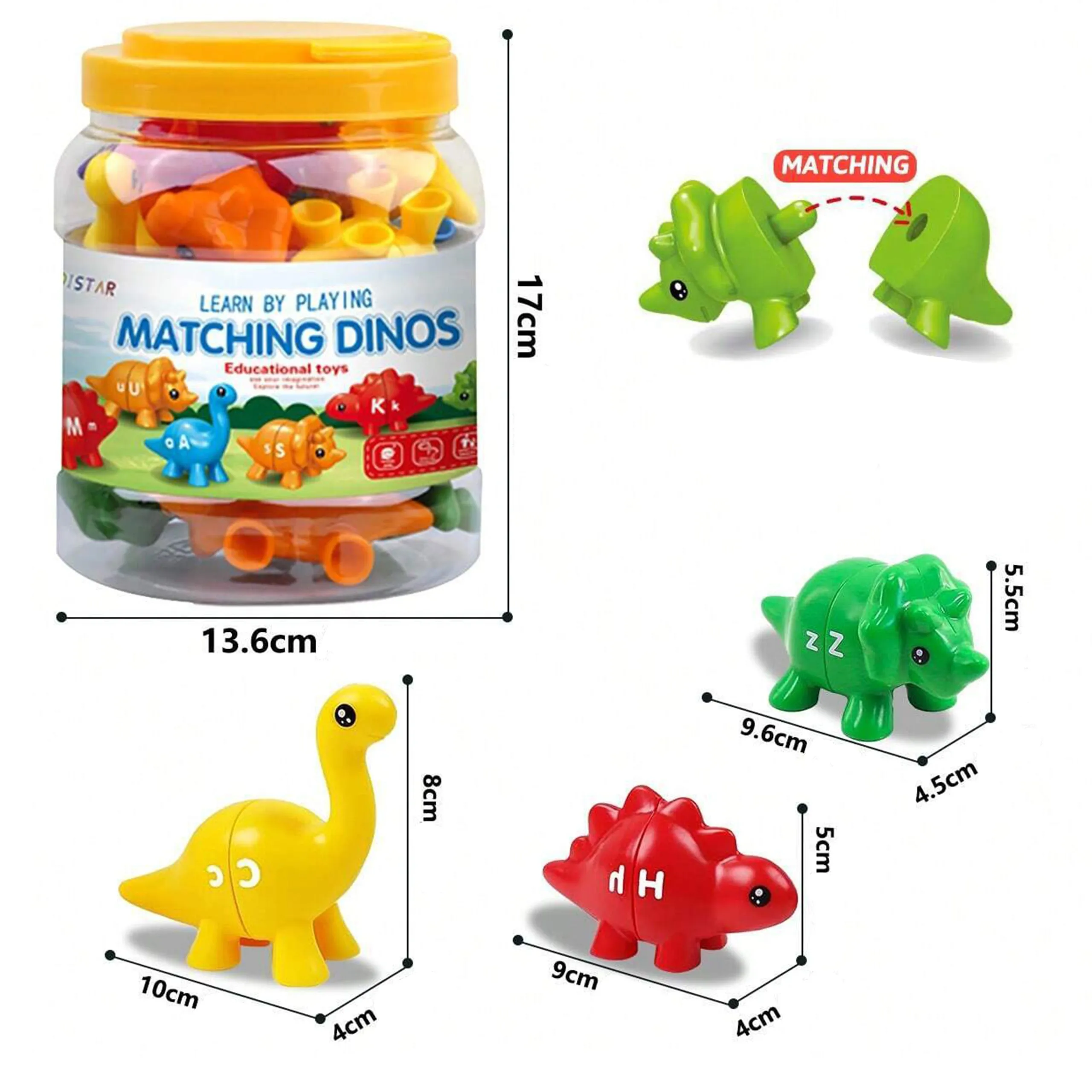 woopie montessori edukativni set "spoji slova" 13 kom. - slika 3