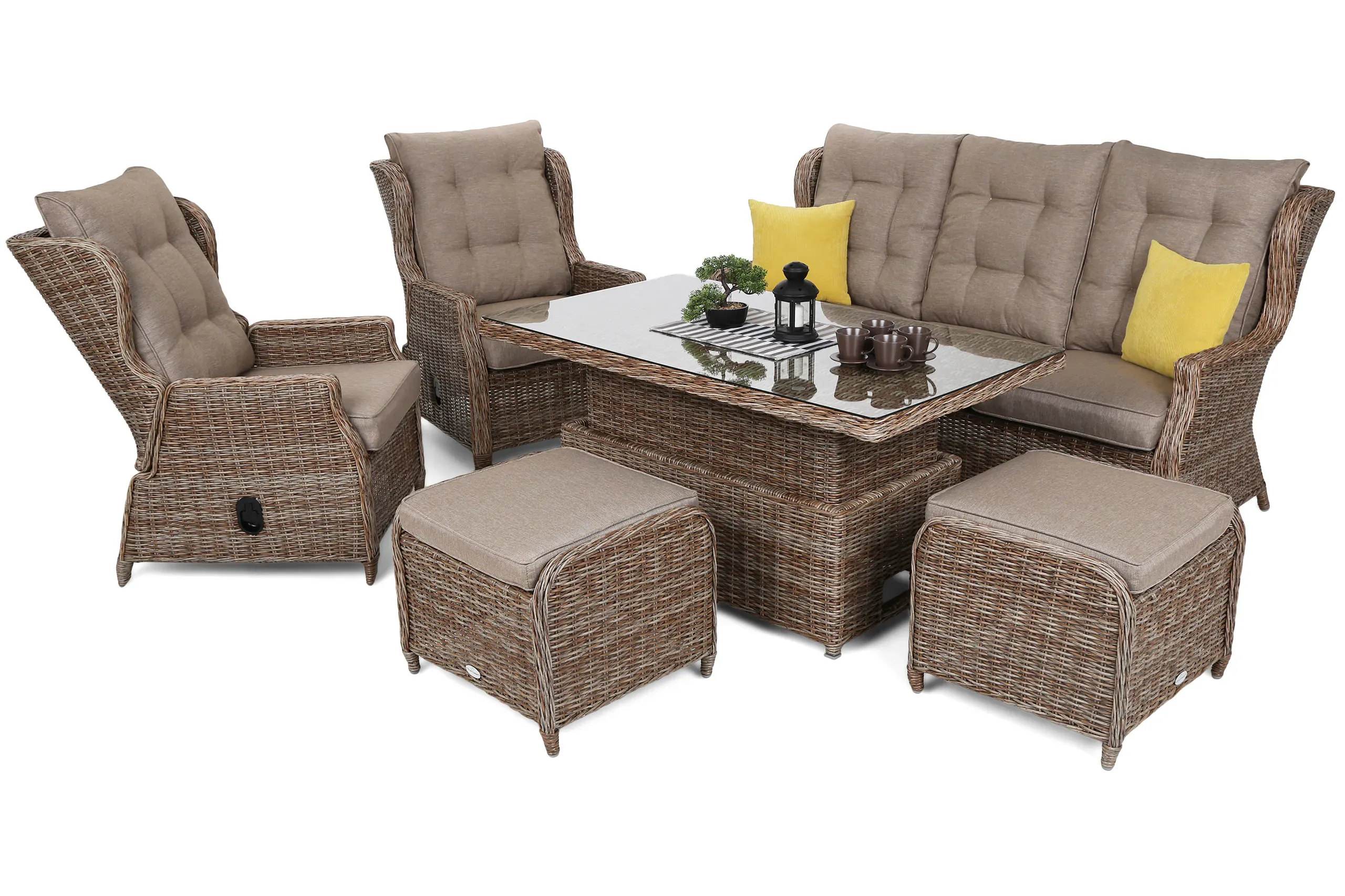set namještaja memfis ginger / brown melange - slika 2