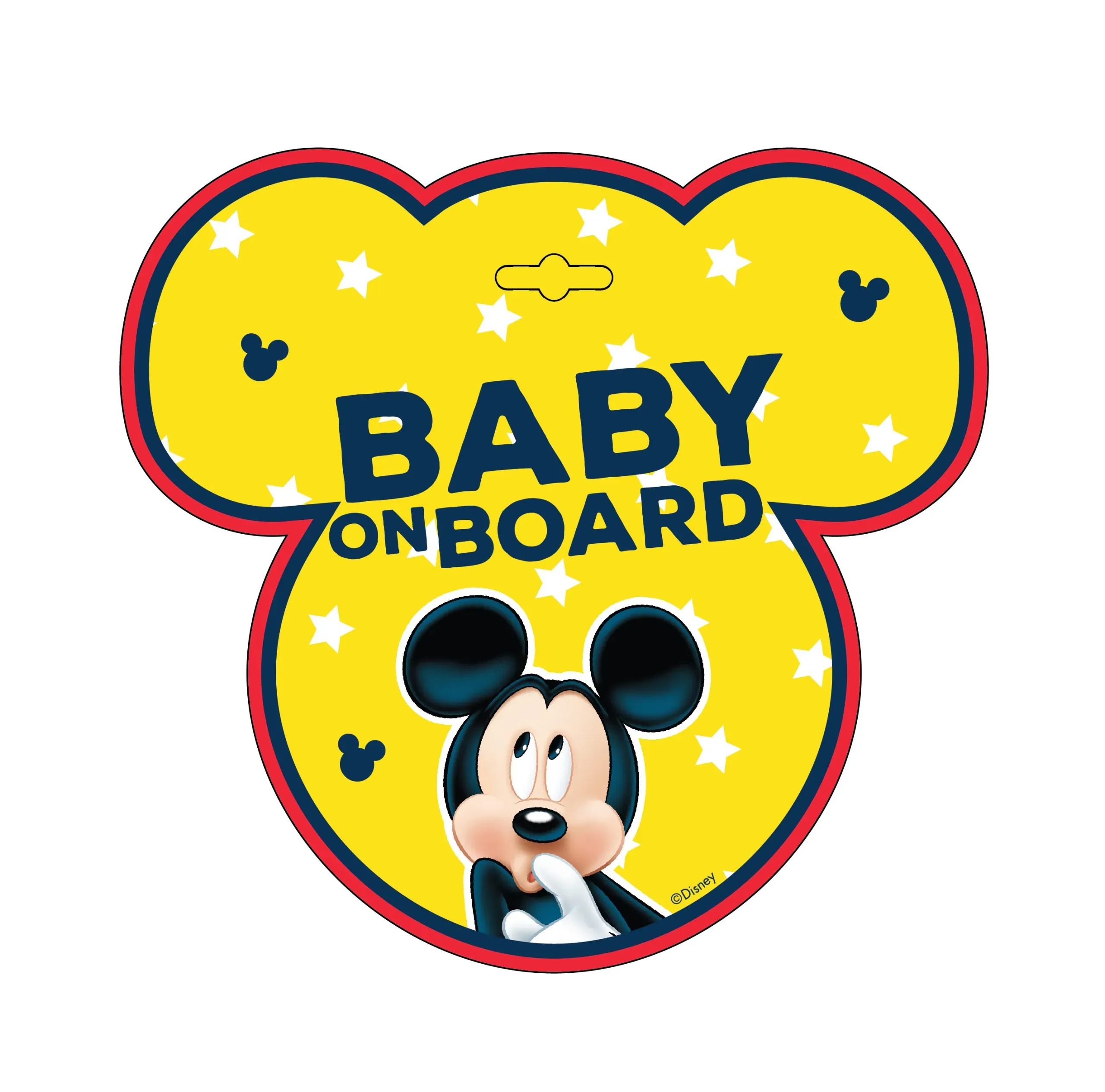 znak baby on board mickey mouse - slika 2
