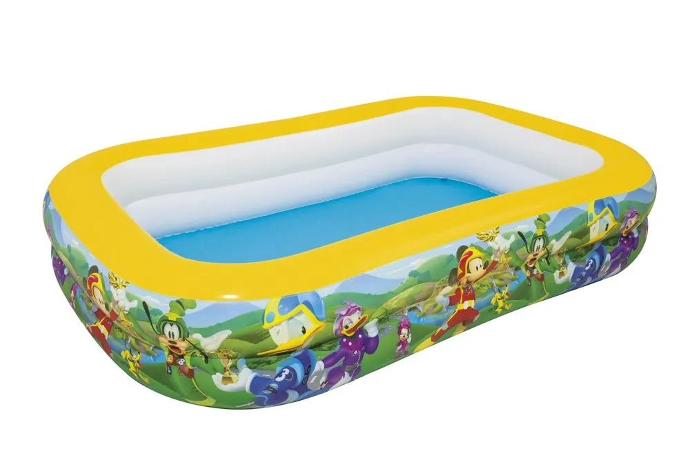 bestway dječji bazen na napuhvanje mickey mouse 262 x 175 x 51 cm - slika 8