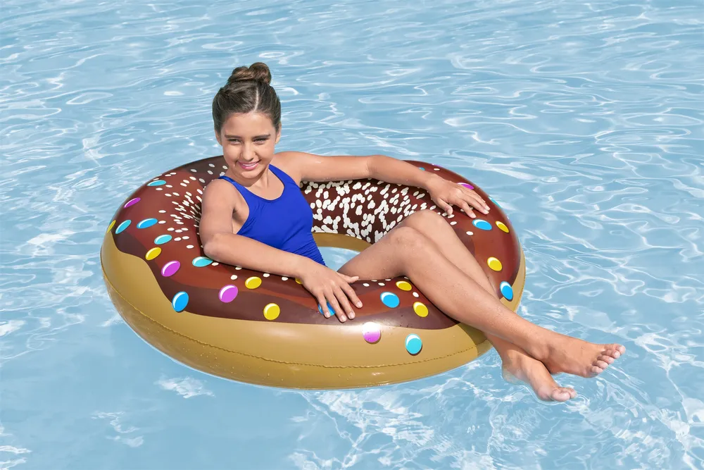 bestway donut za plivanje smeđi - slika 9